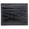 Avvenice - Crocodile Credit Card Holder - Black - Handmade in Italy - Exclusive Luxury Collection -