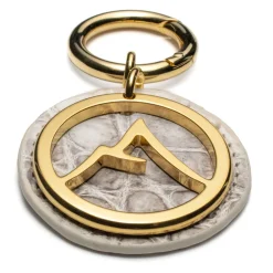 Avvenice - Crocodile Pendant - Himalaya - Keychain - Handmade in Italy - Exclusive Luxury Collection -