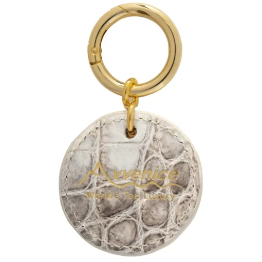 Avvenice - Crocodile Pendant - Himalaya - Keychain - Handmade in Italy - Exclusive Luxury Collection -