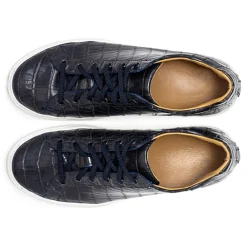 Avvenice - Crocodile Sneakers - Blue - Handmade in Italy - Exclusive Luxury Collection -
