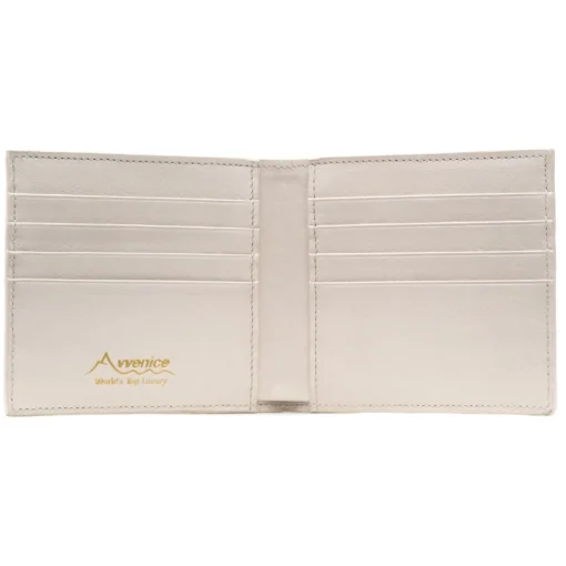 Avvenice - Crocodile Wallet - Himalaya - Handmade in Italy - Exclusive Luxury Collection -