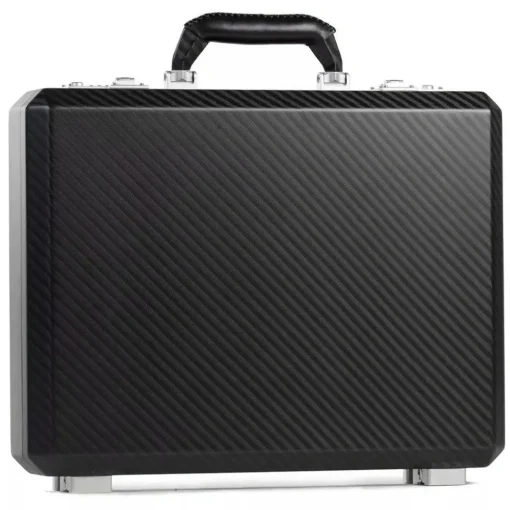 Avvenice - Evo - Business Case - Carbon Fiber Briefcase - Black - Handmade in Italy - Exclusive Luxury Collection -