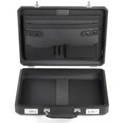 Avvenice - Evo - Business Case - Carbon Fiber Briefcase - Black - Handmade in Italy - Exclusive Luxury Collection -