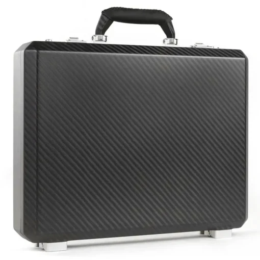 Avvenice - Evo - Business Case - Carbon Fiber Briefcase - Black - Handmade in Italy - Exclusive Luxury Collection -