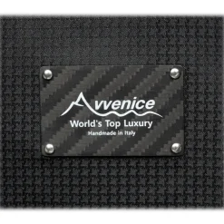 Avvenice - Evo - Business Case - Carbon Fiber Briefcase - Black - Handmade in Italy - Exclusive Luxury Collection -