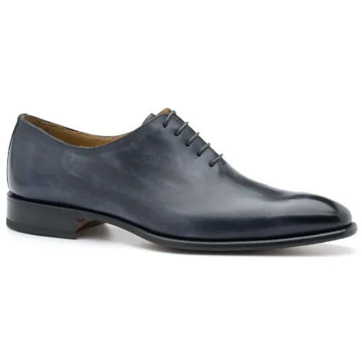 Avvenice - Fine Leather Oxfords - Blue - Shoes - Handmade in Italy - Exclusive Luxury Collection -