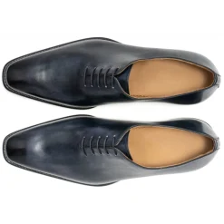 Avvenice - Fine Leather Oxfords - Blue - Shoes - Handmade in Italy - Exclusive Luxury Collection -