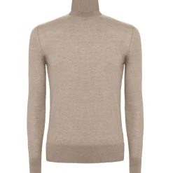 Avvenice - Finis - Man Loro Piana Extrafine Cashmere Turtleneck Sweater - Tundra - Knitwear - Luxury Exclusive Collection -