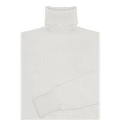 Avvenice - Finis - Man Loro Piana Extrafine Cashmere Turtleneck Sweater - White - Knitwear - Luxury Exclusive Collection -^ Knitwears