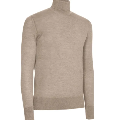 Avvenice - Finis - Man Loro Piana Extrafine Cashmere Turtleneck Sweater - Tundra - Knitwear - Luxury Exclusive Collection -