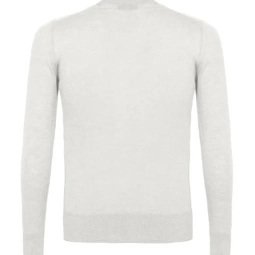 Avvenice - Finis - Man Loro Piana Extrafine Cashmere Crew Neck Sweater - White - Knitwear - Luxury Exclusive Collection -^ Knitwears