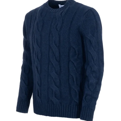 Avvenice - Heaven - Man Loro Piana Cashmere Sweater - Blue - Knitwear - Luxury Exclusive Collection -^ Knitwears