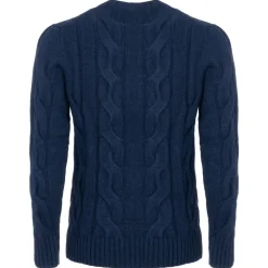 Avvenice - Heaven - Man Loro Piana Cashmere Sweater - Blue - Knitwear - Luxury Exclusive Collection -^ Knitwears