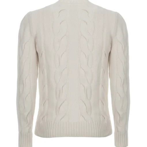 Avvenice - Heaven - Man Loro Piana Cashmere Sweater - White - Knitwear - Luxury Exclusive Collection -