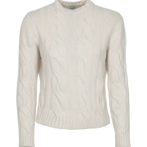 Avvenice - Heaven - Woman Loro Piana Cashmere Sweater - White - Knitwear - Luxury Exclusive Collection -^ Knitwears