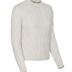 Avvenice - Heaven - Woman Loro Piana Cashmere Sweater - White - Knitwear - Luxury Exclusive Collection -^ Knitwears