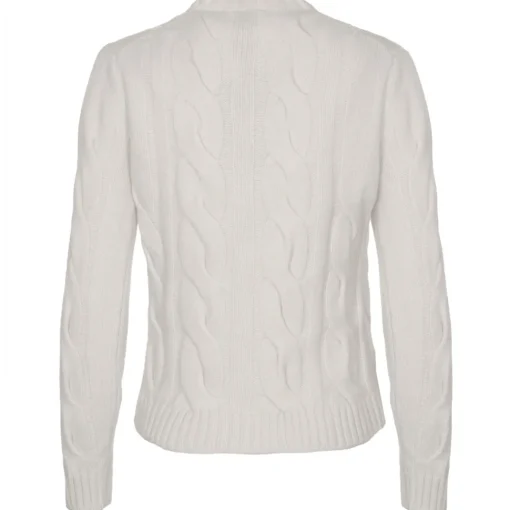 Avvenice - Heaven - Woman Loro Piana Cashmere Sweater - White - Knitwear - Luxury Exclusive Collection -^ Knitwears