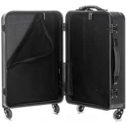 Avvenice - Horizon M - Carbon Fiber Trolley - Black - Handmade in Italy - Exclusive Luxury Collection -