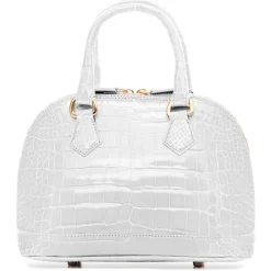 Avvenice - Imperium - Crocodile Bag - Pearly White - Handmade in Italy - Exclusive Luxury Collection -^ Bags