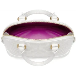 Avvenice - Imperium - Crocodile Bag - Pearly White - Handmade in Italy - Exclusive Luxury Collection -^ Bags