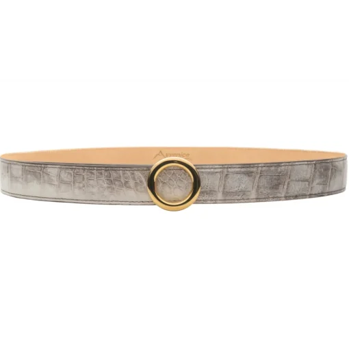 Avvenice - Iris - Crocodile Belt - Himalaya - Handmade in Italy - Exclusive Luxury Collection -^ Belts