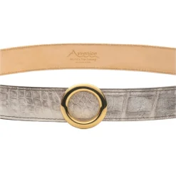 Avvenice - Iris - Crocodile Belt - Himalaya - Handmade in Italy - Exclusive Luxury Collection -^ Belts