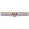 Avvenice - Iris - Premium Leather Belt - Lilac - Handmade in Italy - Exclusive Luxury Collection -