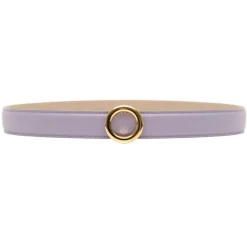Avvenice - Iris - Premium Leather Belt - Lilac - Handmade in Italy - Exclusive Luxury Collection -