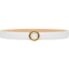 Avvenice - Iris - Premium Leather Belt - White - Handmade in Italy - Exclusive Luxury Collection -