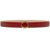 Avvenice - Iris - Premium Leather Belt - Red - Handmade in Italy - Exclusive Luxury Collection -^ Belts