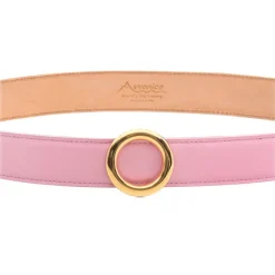 Avvenice - Iris - Premium Leather Belt - Pink - Handmade in Italy - Exclusive Luxury Collection -^ Belts