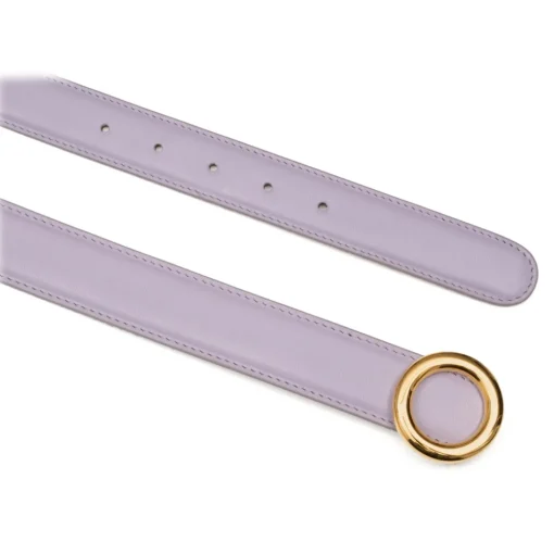Avvenice - Iris - Premium Leather Belt - Lilac - Handmade in Italy - Exclusive Luxury Collection -