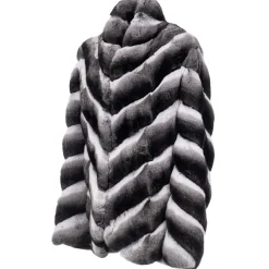 Avvenice - Juliette - Chinchilla Jacket - Black & White - Furs - Coats - Luxury Exclusive Collection -