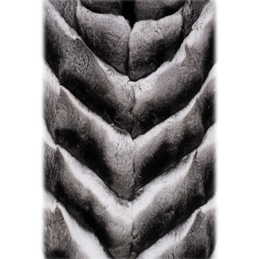 Avvenice - Juliette - Chinchilla Jacket - Black & White - Furs - Coats - Luxury Exclusive Collection -