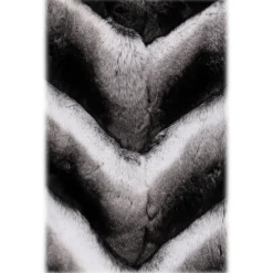 Avvenice - Juliette - Chinchilla Jacket - Black & White - Furs - Coats - Luxury Exclusive Collection -