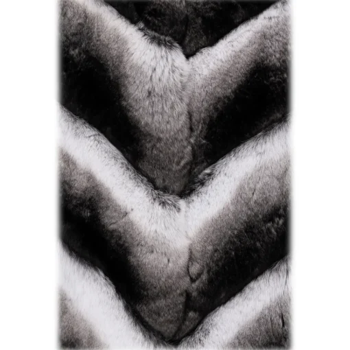 Avvenice - Juliette - Chinchilla Jacket - Black & White - Furs - Coats - Luxury Exclusive Collection -
