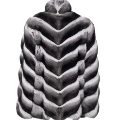 Avvenice - Juliette - Chinchilla Jacket - Black & White - Furs - Coats - Luxury Exclusive Collection -
