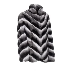 Avvenice - Juliette - Chinchilla Jacket - Black & White - Furs - Coats - Luxury Exclusive Collection -