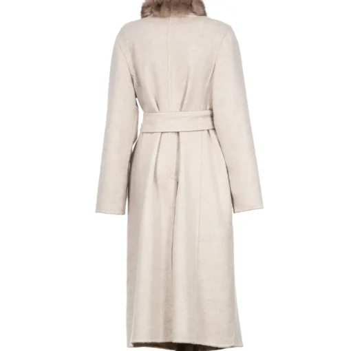 Avvenice - Louise - Cashmere and Sable Coat - Loro Piana Cashmere - Furs - Coats - Luxury Exclusive Collection -^ Jackets