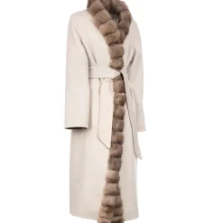 Avvenice - Louise - Cashmere and Sable Coat - Loro Piana Cashmere - Furs - Coats - Luxury Exclusive Collection -^ Jackets