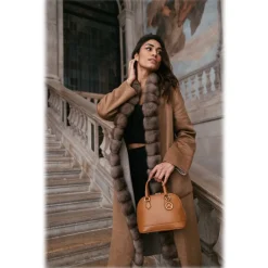 Avvenice - Louise - Cashmere and Sable Coat - Loro Piana Cashmere - Furs - Coats - Luxury Exclusive Collection -^ Jackets