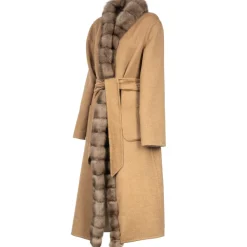 Avvenice - Margot - Cashmere and Sable Coat - Loro Piana Cashmere - Furs - Coats - Luxury Exclusive Collection -