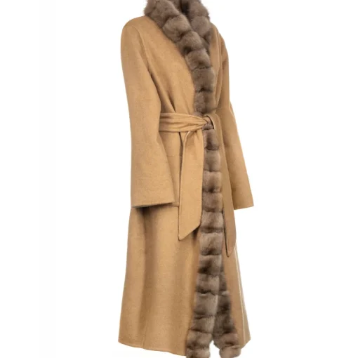 Avvenice - Margot - Cashmere and Sable Coat - Loro Piana Cashmere - Furs - Coats - Luxury Exclusive Collection -