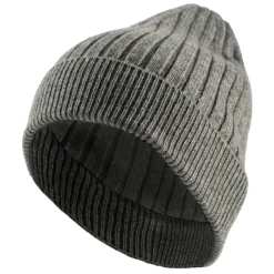 Avvenice - Precious Cashmere Ribbed Cap - Grey - Handmade in Italy - Exclusive Luxury Collection -^ Other Accessories | Scarves