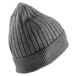 Avvenice - Precious Cashmere Ribbed Cap - Grey - Handmade in Italy - Exclusive Luxury Collection -^ Other Accessories | Scarves