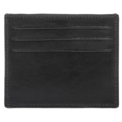 Avvenice - Premium Leather Credit Card Holder - Black - Handmade in Italy - Exclusive Luxury Collection -