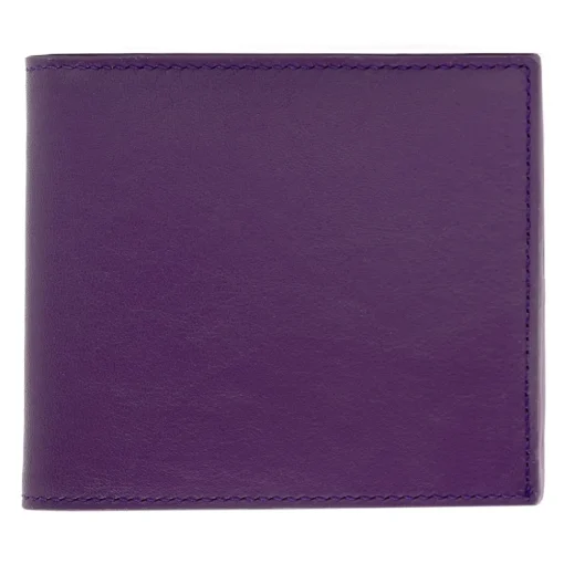 Avvenice - Premium Leather Wallet - Purple - Handmade in Italy - Exclusive Luxury Collection -^ Wallets