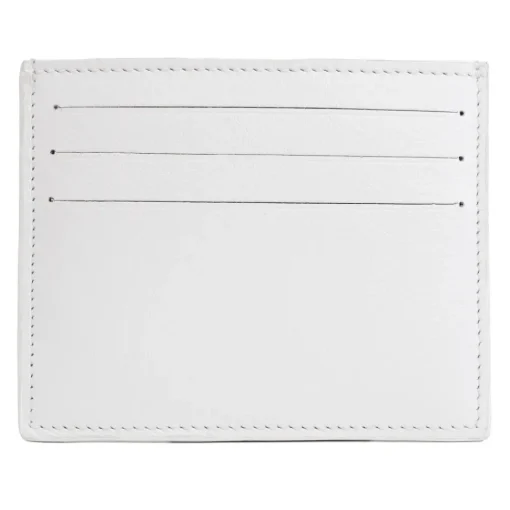 Avvenice - Premium Leather Credit Card Holder - White - Handmade in Italy - Exclusive Luxury Collection -^ Wallets