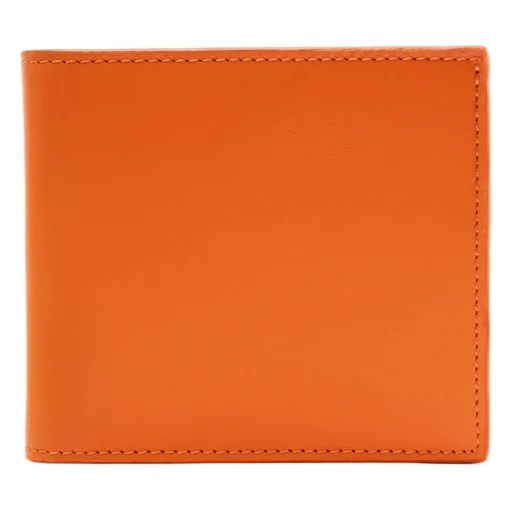 Avvenice - Premium Leather Wallet - Orange Fuchsia - Handmade in Italy - Exclusive Luxury Collection -