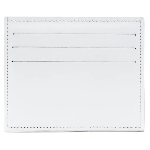 Avvenice - Premium Leather Credit Card Holder - White Fuchsia - Handmade in Italy - Exclusive Luxury Collection -